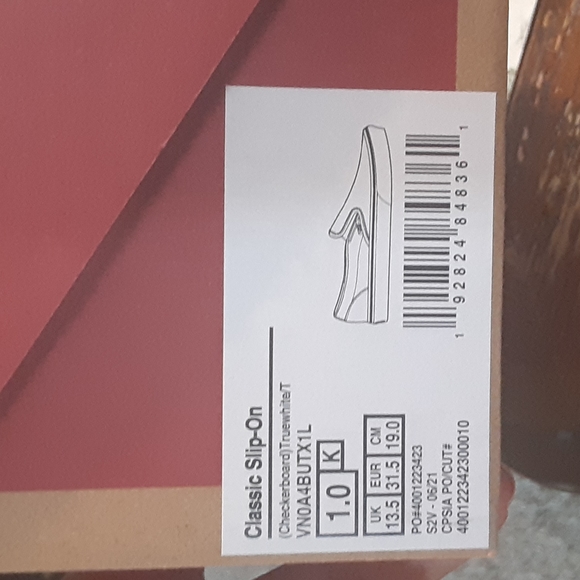 Kids white checkered vans - Picture 6 of 6